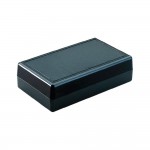 Пластмассовый корпус STRAPUBOX, 101x60x26 мм, черный