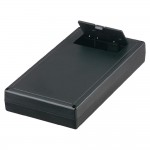 Плоский корпус Strapubox ABS пластик, (Д х Ш х В) 168 x 88 x 27 мм, черного цвета