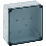 Пластиковая настенная распределительная коробка из полистирола Spelsberg PS 77-6-tm, (Д х Ш х В) 65 x 65 x 57 мм, цвет светло-серый, (RAL 7035)