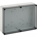 Пластиковая настенная распределительная коробка из полистирола Spelsberg PS 99-6-t, (Д х Ш х В) 94 x 94 x 57 мм, цвет светло-серый, (RAL 7035)