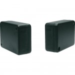 Пластиковый корпус KK52 Strapubox KK52SW, ABS пластик, (Д х Ш х В) 80 x 55 x 28 мм, черного цвета