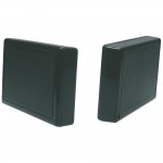 Пластиковый корпус 2218 Strapubox 2218SW, ABS пластик, (Д х Ш х В) 102.5 x 61.5 x 18 мм, черного цвета
