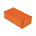Алюминиевый корпус IP54 серии 1590 Hammond Electronics 1590XXOR, алюминиевый, (Д х Ш х В) 145 x 121 x 39 мм, оранжевый