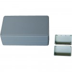Пластиковый корпус HITBOX 1009 WeroPlast 21009, ABS пластик, (Д х Ш х В) 124 x 73 x 40 мм, серого цвета