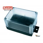 Прозрачный корпус G021 Kemo G021, (Д х Ш х В) 72 x 50 x 40 мм, черного цвета