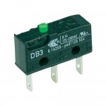 Сверх-микропереключатель Cherry Switches 250 В/AC DB3 DB3C-B1AA 1 переключающий контакт, плоские кле