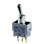 Тумблер Knitter-Switch 48 В DC/AC 50 мA Серия ATE ATE 2G 2 x (Вкл)/Выкл/(Вкл) нажатием/0/нажатием