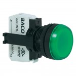 Сигнальный фонарь со светодиодом BACO 230 В L20SE20H светодиодный элемент зеленый