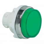 Сигнальный фонарь с хромированным кольцом 30 мм BACO T15SB20 В зеленый