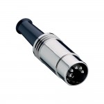 Mini DIN разъем Lumberg 0131 05-1 контактов: 5, серебряного цвета, 1 шт.