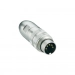 Mini DIN разъем Lumberg 0331 04 контактов: 4, серебряного цвета, 1 шт.