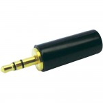 Аудио разъём jack 3.5 мм Cliff JPS-35G контактов: 3, стерео, черного цвета, 1 шт.