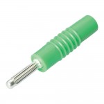 Защитный колпачок для подпружиненного штекера Schnepp штифт-O: 4 мм, для пайки, 60 A, зеленый, содержит: 1 шт.