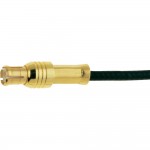 MCX кабельный разъем IMS 001.01.1310.021 прямой, штекер, латунный, позолоченный, обжимной, содержит: 1 шт.