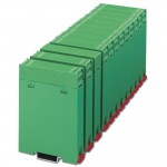 Монтажный корпус DIN-рейки EG Phoenix Contact EG 22.5-G/ABS GN, ABS, (Ш х В х Г) 22,5 х 75 х 107,5 мм, зеленый
